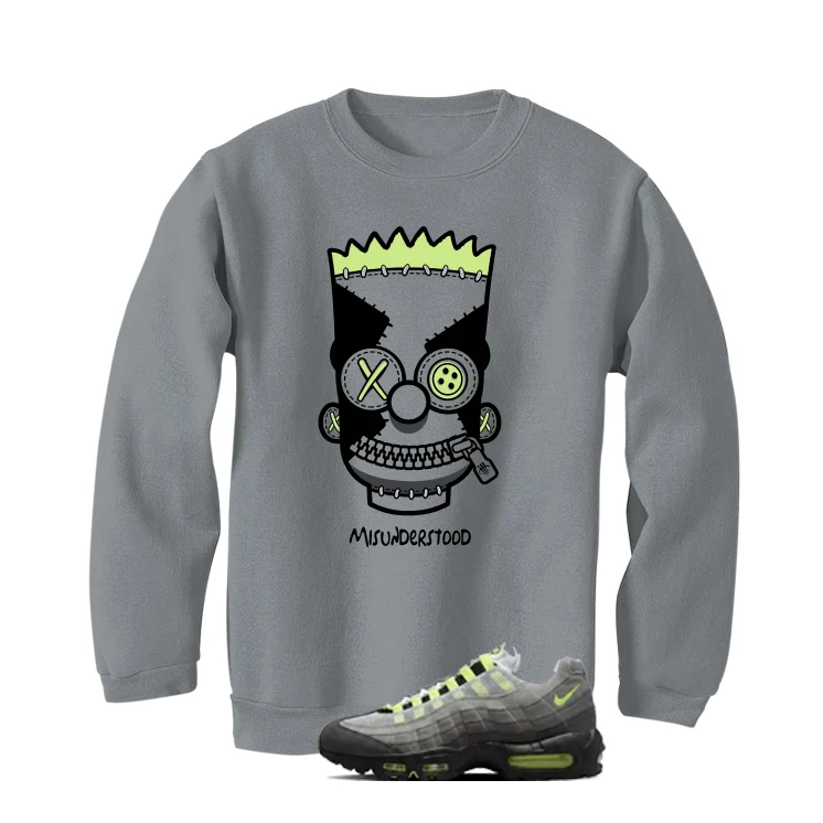 Nike Air Max 95 Neon Matching T-Shirt, Sweatshirts, & Hoodies Grey T-Shirt (Misunderstood)| illcurrency - Image 4