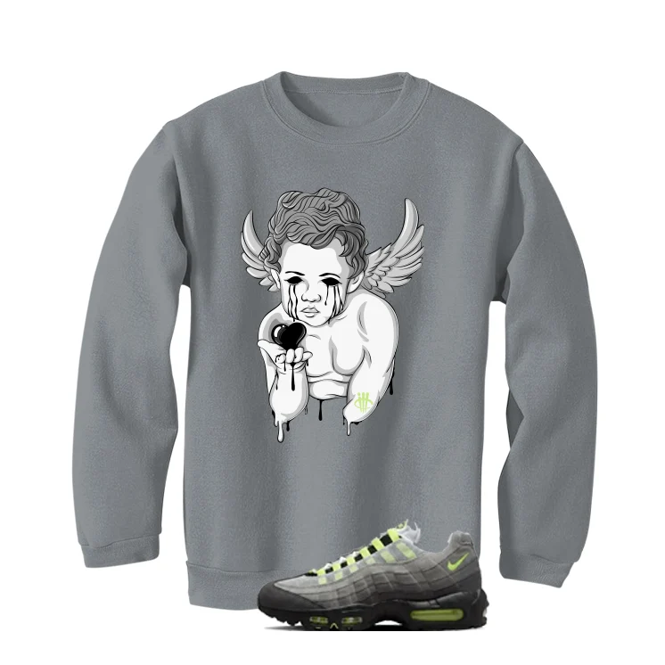 Nike Air Max 95 OG Neon Matching T-Shirt, Sweatshirts & Hoodies Grey T-Shirt (Dark Angel)| illcurrency - Image 4