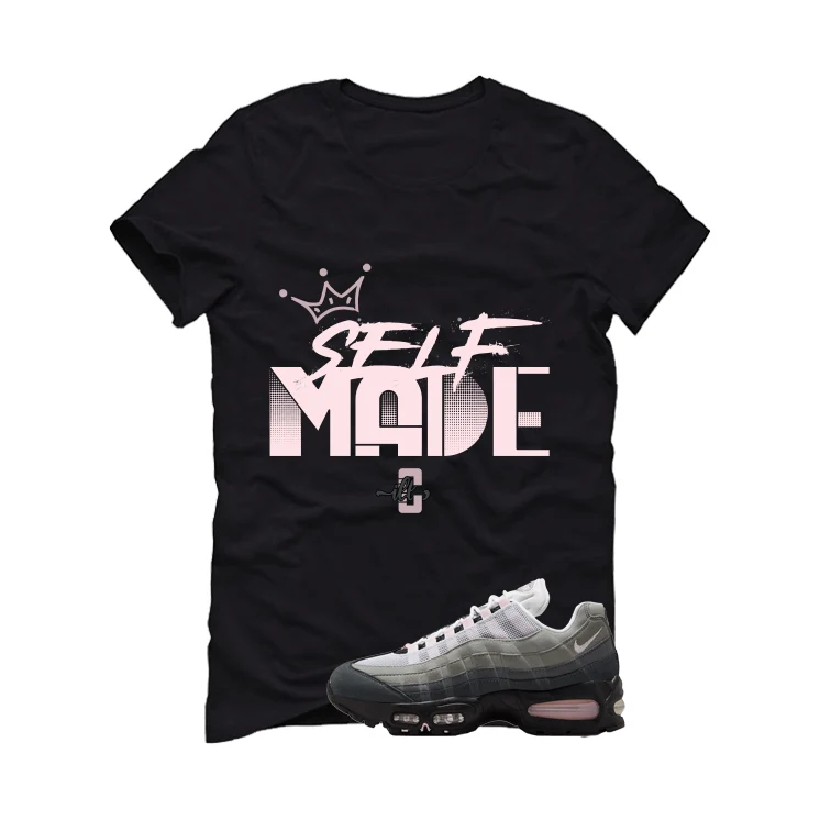 Nike Air Max 95 Pink Foam Matching T-Shirt, Sweatshirts, & Hoodies Black T-Shirt (Self Made)| illcurrency - Image 2