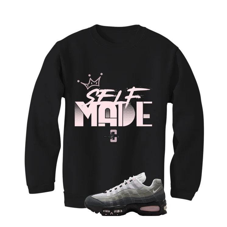 Nike Air Max 95 Pink Foam Matching T-Shirt, Sweatshirts, & Hoodies Black T-Shirt (Self Made)| illcurrency - Image 4
