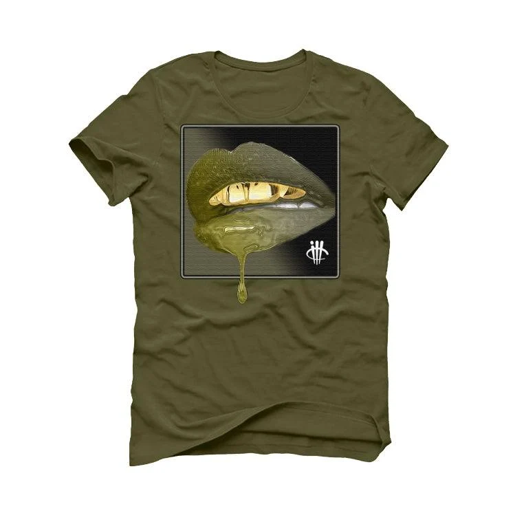 Nike Air Max 97 SHADE GREEN Military Green T-Shirt (LIPSTICK) - Image 2