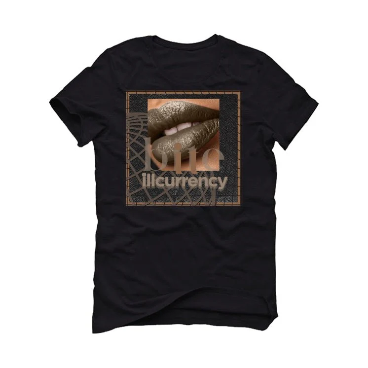 Nike Air More Uptempo 96 Baroque Brown | Illcurrency Black T-Shirt (BITE IT) - Image 2