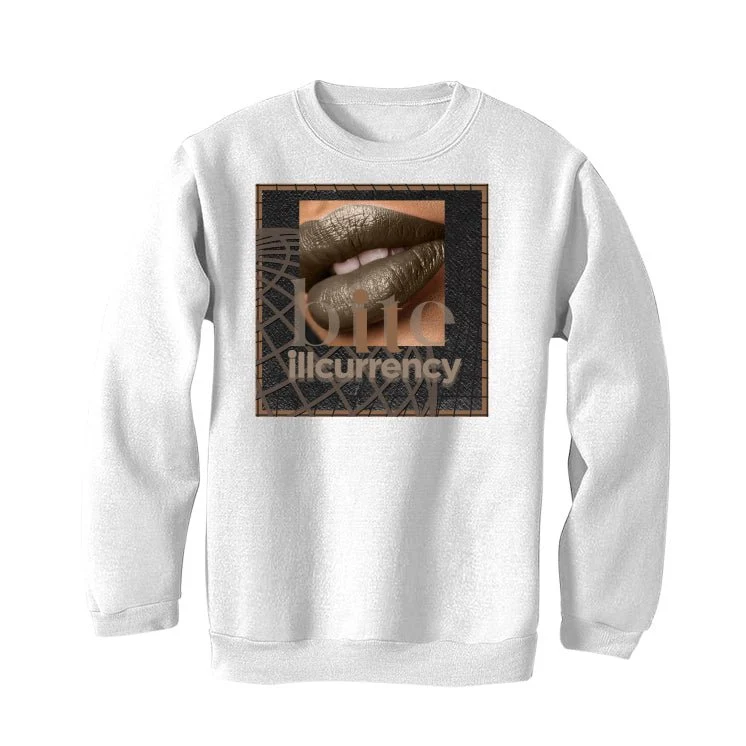 Nike Air More Uptempo 96 Baroque Brown | Illcurrency White T-Shirt (BITE IT) - Image 4
