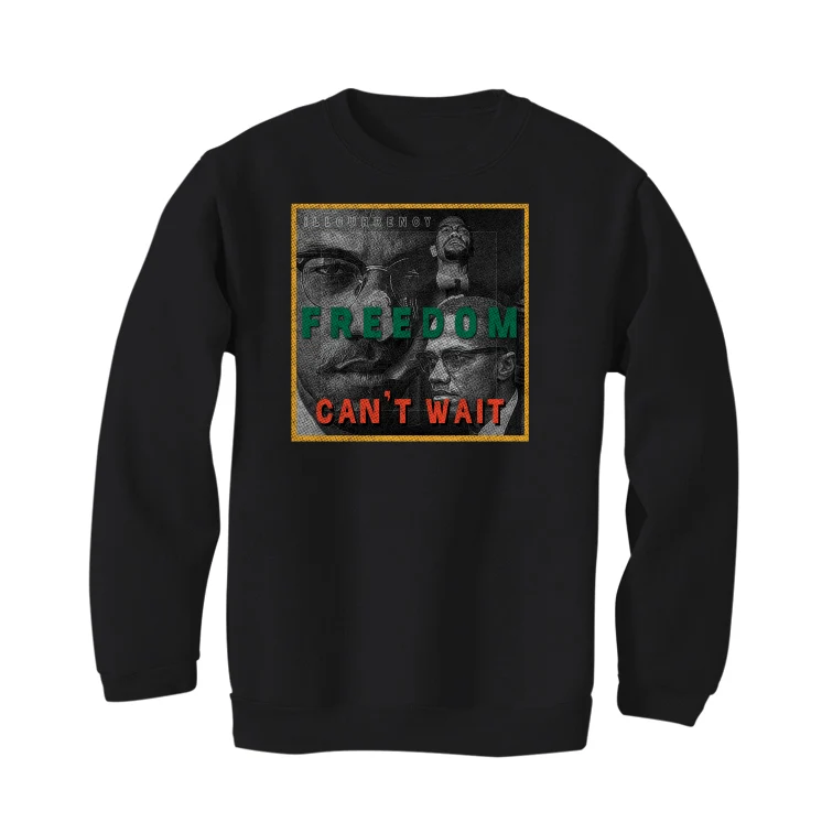 Nike Dunk High “Chenille Swoosh” Black T-Shirt (FREEDOM) - Image 4