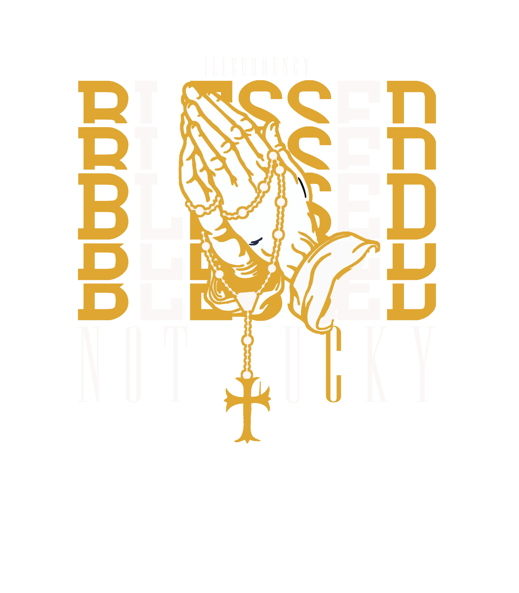 Nike Dunk High Wu-Tang Black T-Shirt (Blessed not lucky)| illcurrency