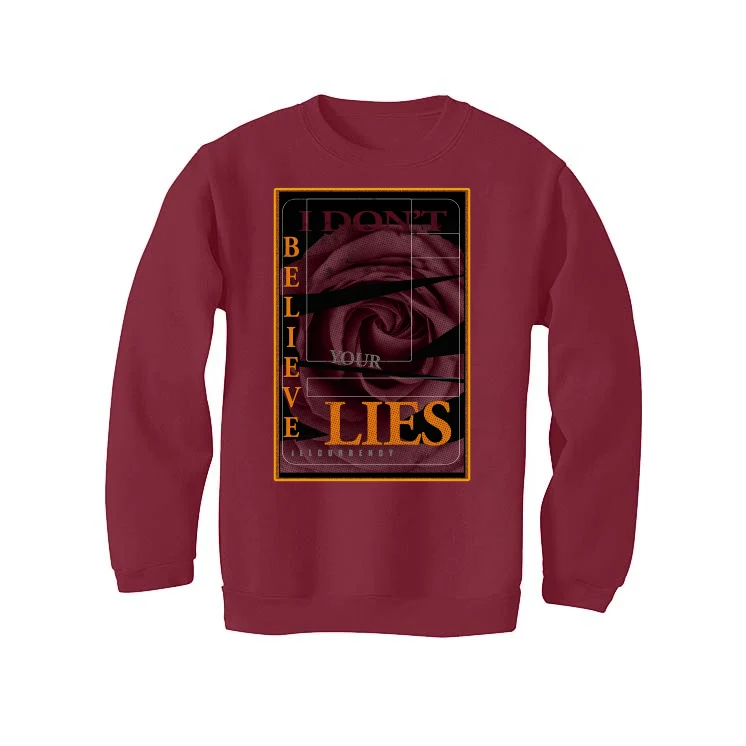 Nike Dunk Low ARIZONA STATE| ILLCURRENCY Maroon T-Shirt (I don't believe your lies) - Image 4