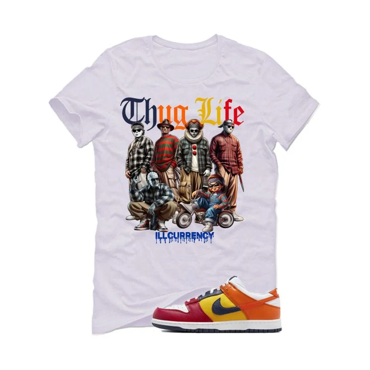 Nike Dunk Low CO.JP What The White T-Shirt (Thug Life Halloween)| illcurrency - Image 2