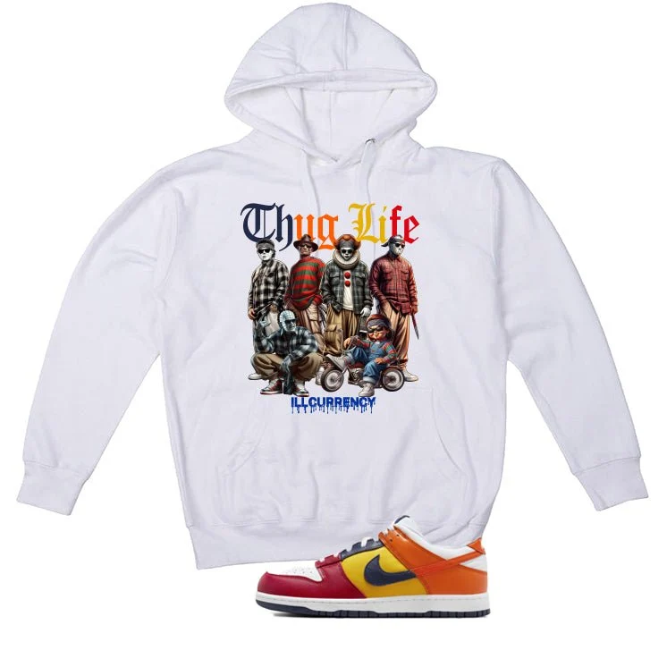 Nike Dunk Low CO.JP What The White T-Shirt (Thug Life Halloween)| illcurrency - Image 3
