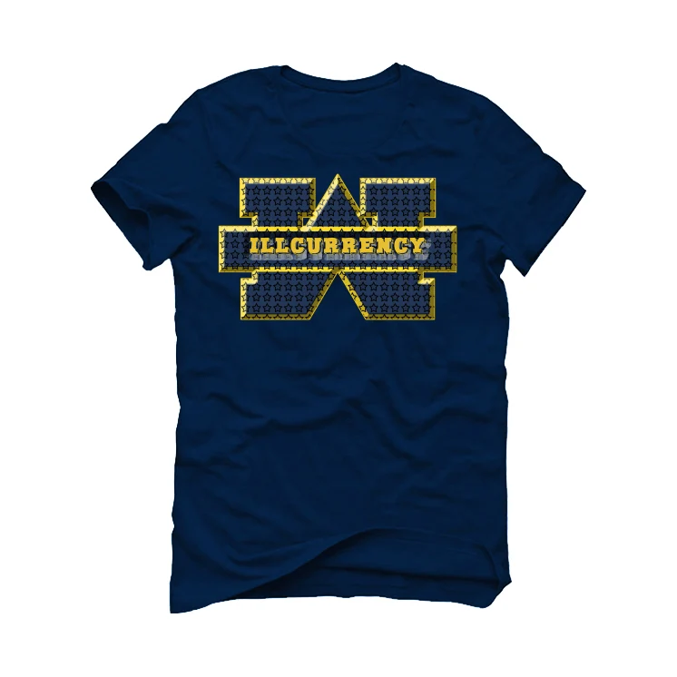 Nike Dunk Low Disrupt 2 Navy Blue T-Shirt (MICHIGAN) - Image 2