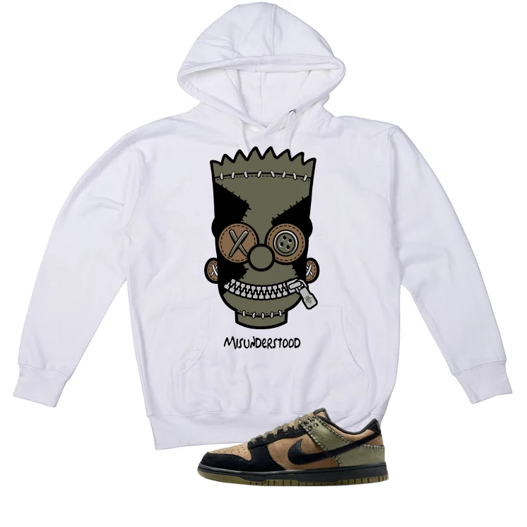 Nike Dunk Low Frankenstein Matching T-Shirt, Sweatshirts & Hoodies White T-Shirt (Misunderstood)| illcurrency - Image 3
