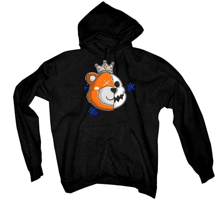 Nike Dunk Low "Knicks" | ILLCURRENCY Black T-Shirt (HALF KING BEAR) - Image 3