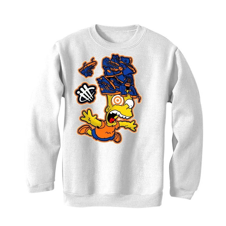 Nike Dunk Low "Knicks" | ILLCURRENCY White T-Shirt (FREE FALL) - Image 4