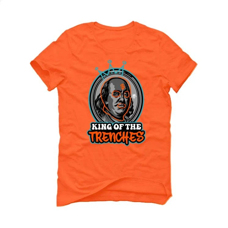 Nike Dunk Low “Miami Dolphins” | illcurrency Orange T-Shirt (king of the trenches) - Image 2