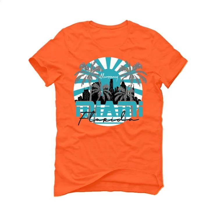 Nike Dunk Low “Miami Dolphins” | illcurrency Orange T-Shirt (Miami Florida) - Image 2