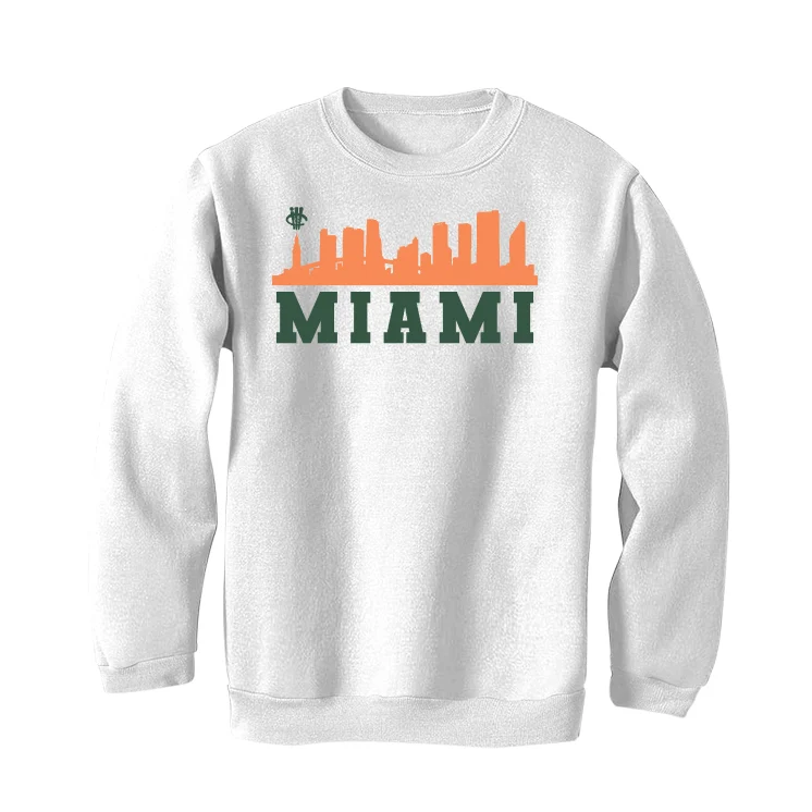 Nike Dunk Low “Miami Hurricanes” White T-Shirt (Miami) - Image 4