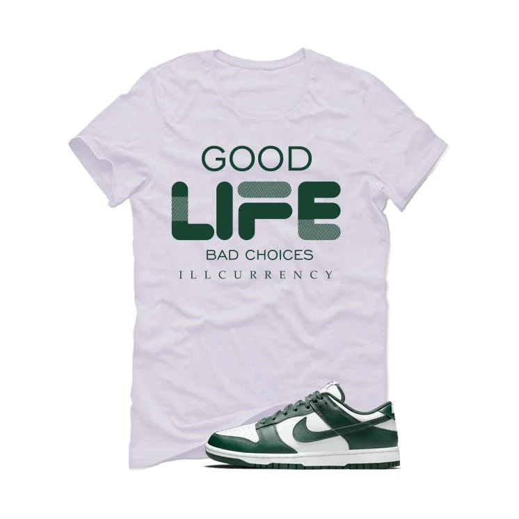 Nike Dunk Low Michigan State White T-Shirt (Bad Choices) - Image 2