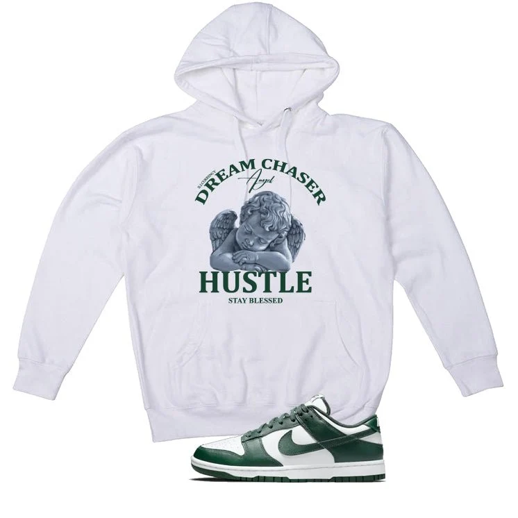 Nike Dunk Low Michigan State White T-Shirt (Dream Chaser Angel) - Image 3