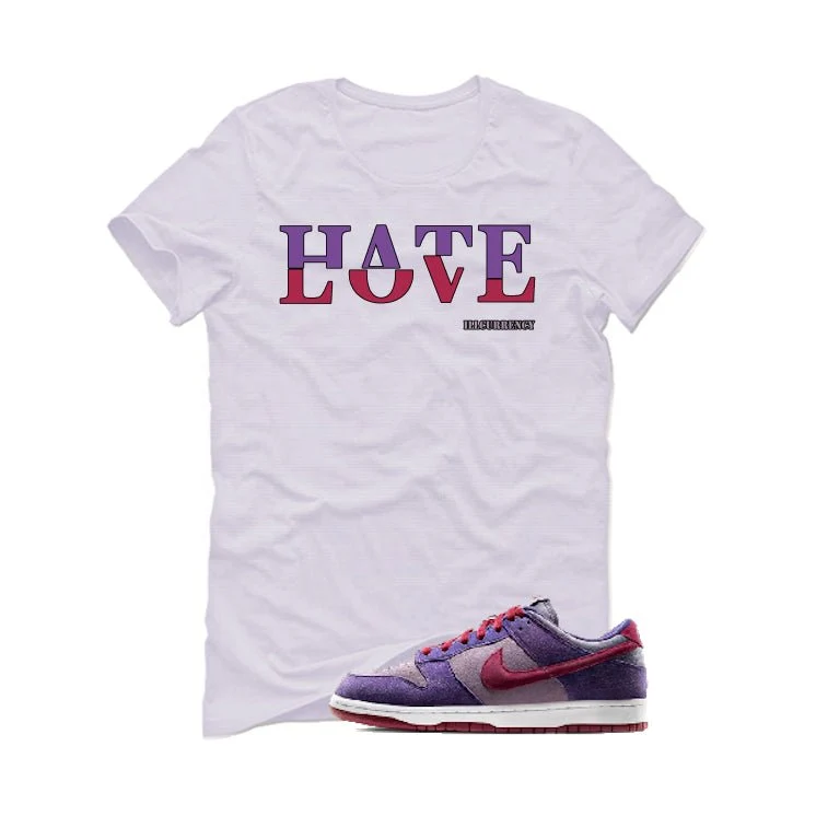 Nike Dunk Low “Plum” | illcurrency White T-Shirt - Image 2