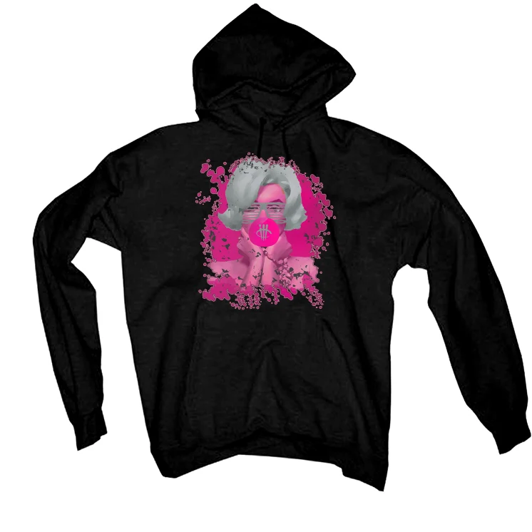 Nike Dunk Low Triple Pink | ILLCURRENCY Black T-Shirt (BUBBLE GUM) - Image 3