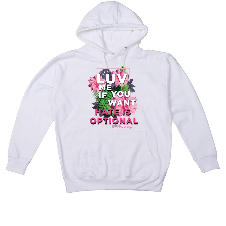 Nike Dunk Low Triple Pink | ILLCURRENCY White T-Shirt (HATE IS OPTIONAL) - Image 3