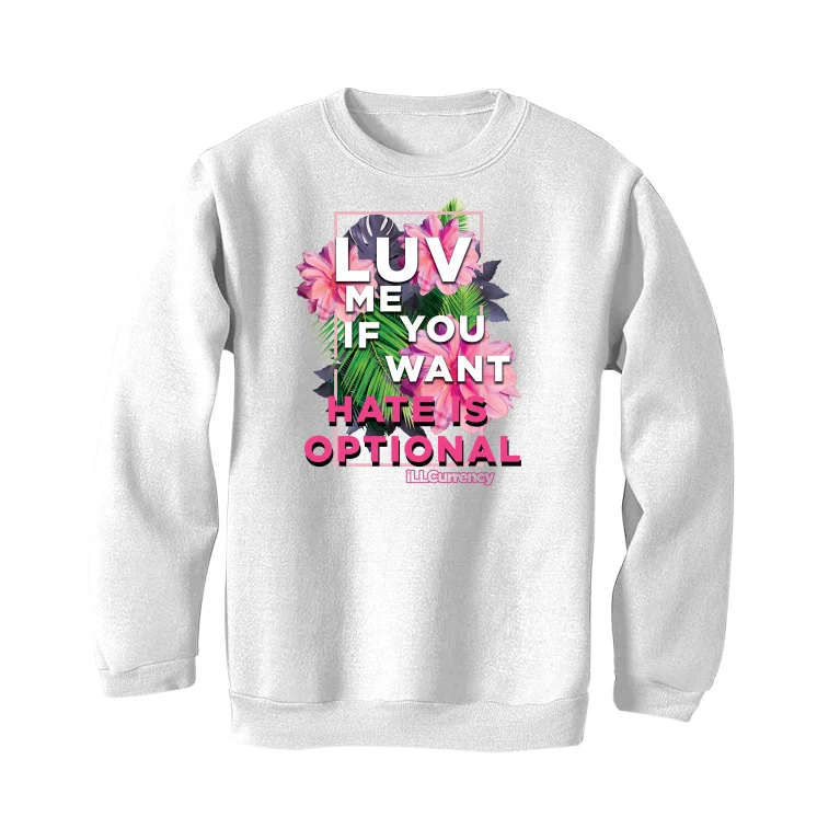 Nike Dunk Low Triple Pink | ILLCURRENCY White T-Shirt (HATE IS OPTIONAL) - Image 4