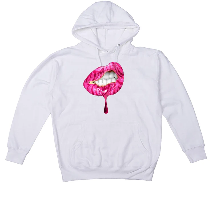 Nike Dunk Low Triple Pink | ILLCURRENCY White T-Shirt (LIPS UNSEALED) - Image 3