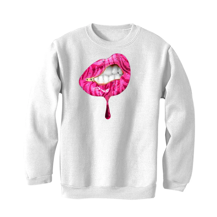 Nike Dunk Low Triple Pink | ILLCURRENCY White T-Shirt (LIPS UNSEALED) - Image 4