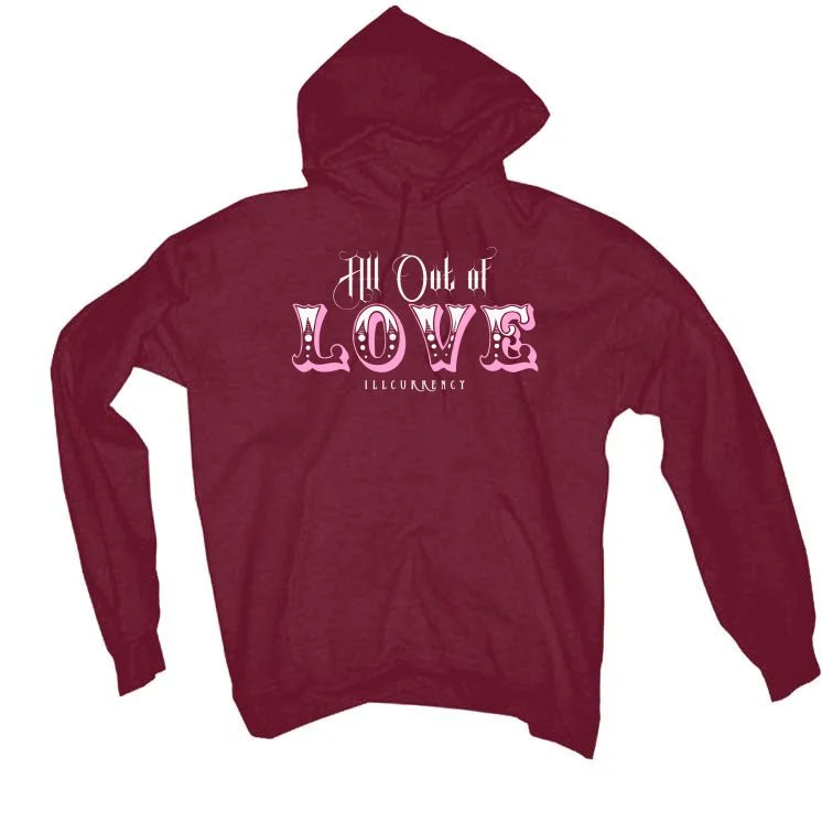 Nike Dunk Low Valentine's Day 2023 - Burgundy T-Shirt (All out of love) - Image 3