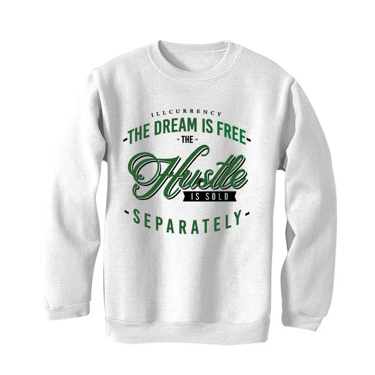 Nike Dunk Low Satin Green - White T-Shirt (The dream is free) - Image 4