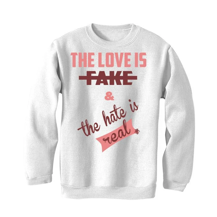 Nike Dunk Low WMNS “Valentine’s Day” | illcurrency White T-Shirt (Love is Fake) - Image 4