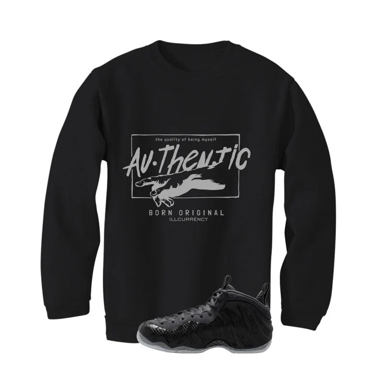 NIKE FOAMPOSITE ONE CARBON FIBER Matching T-Shirt, Sweatshirts & Hoodies Black T-Shirt (Authentic)| illcurrency - Image 4