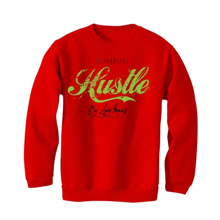 Nike Kobe 6 Protro Reverse Grinch | illcurrency Red T-Shirt (Hustle By Any Means) - Image 4