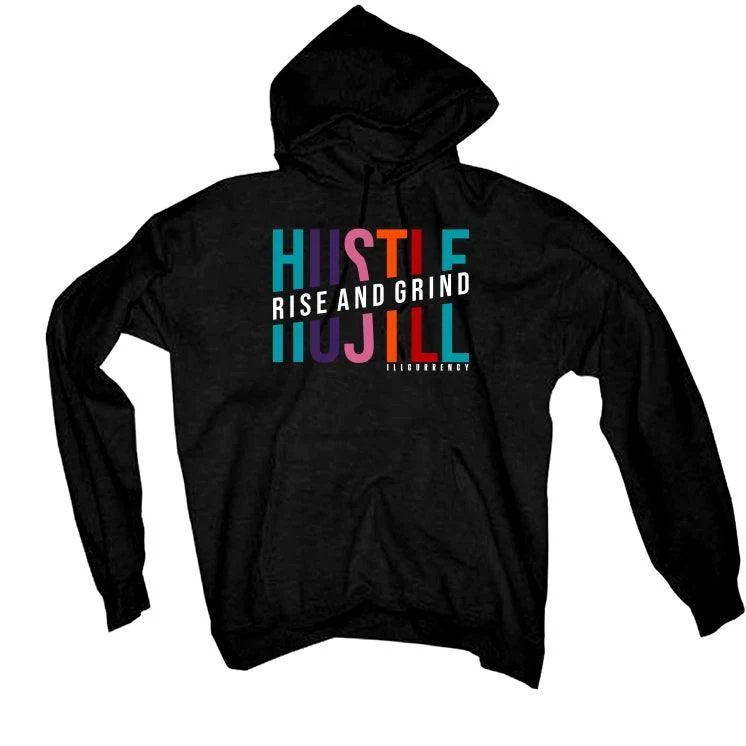 Nike LeBron 18 "Best 10-18" Black T-Shirt (Hustle rise and grind) - Image 3