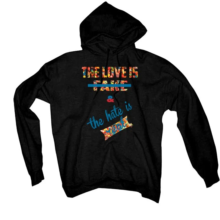 Nike LeBron 4 "Fruity Pebbles" | illcurrency Black T-Shirt (Love is Fake) - Image 3