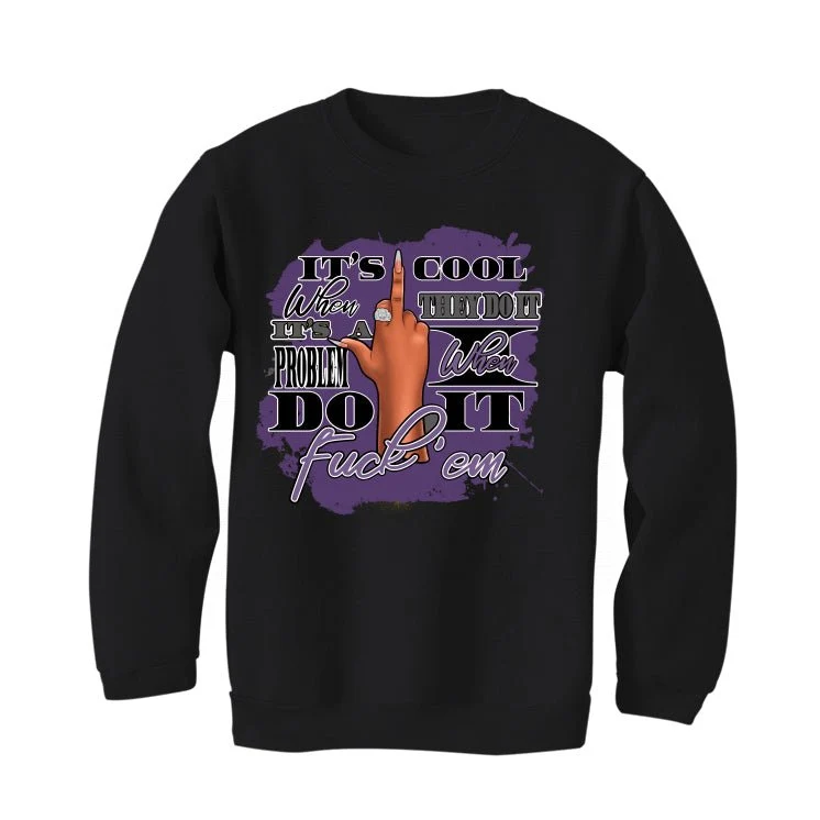 Nike SB Dunk Low “Court Purple” | illcurrency Black T-Shirt (its cool when they do it) - Image 4