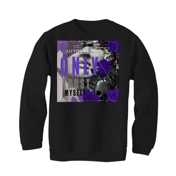 Nike SB Dunk Low “Court Purple” | illcurrency Black T-Shirt (ONLY TRUST MYSELF) - Image 4