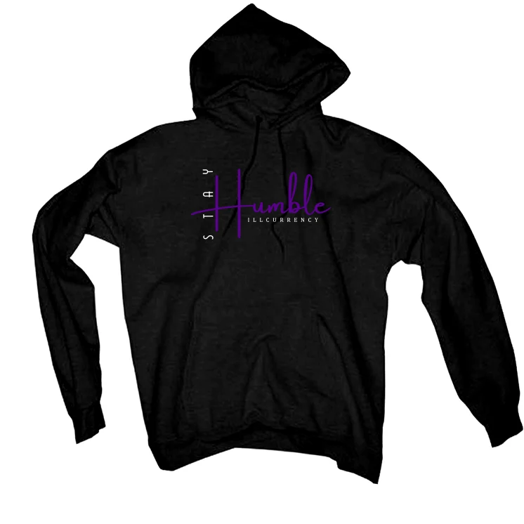 Nike SB Dunk Low “Court Purple” | illcurrency Black T-Shirt (Stay Humble) - Image 3