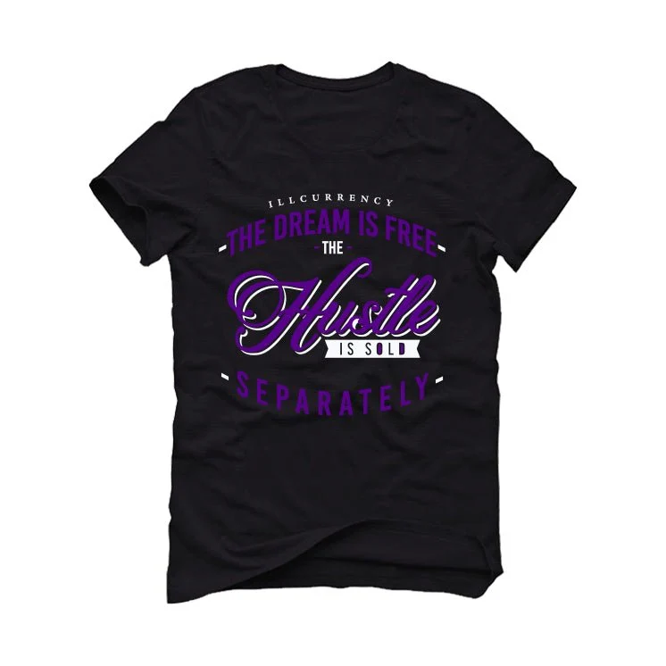 Nike SB Dunk Low “Court Purple” | illcurrency Black T-Shirt (The dream is free) - Image 2
