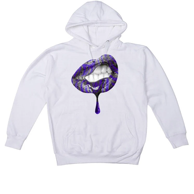 Nike SB Dunk Low “Court Purple” | illcurrency White T-Shirt (LIPS UNSEALED) - Image 3