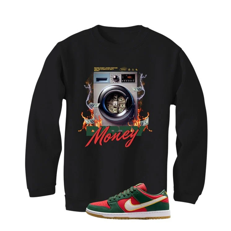 Nike SB Dunk Low PRM Seattle Supersonics Black T-Shirt (Dirty Money)| illcurrency - Image 4