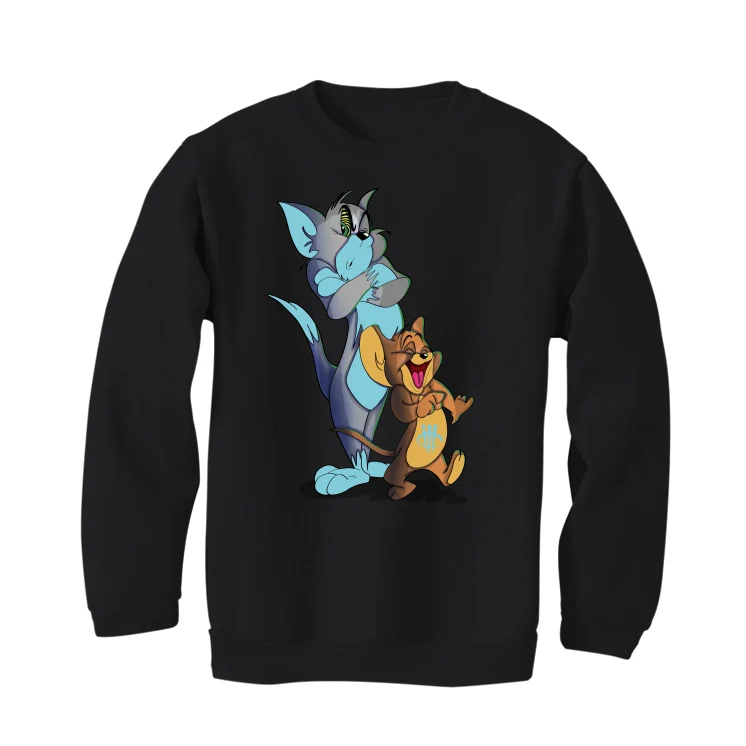 Nike SB Dunk Low x Ben & Jerry's Chunky Dunky | illcurrency Black T-Shirt (Tom n Jerry) - Image 4