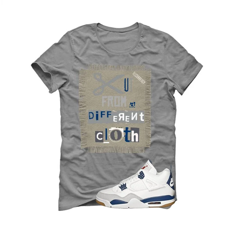 Nike SB x Air Jordan 4 Navy Grey T-Shirt (Cut from a different cloth)| illcurrency - Image 2
