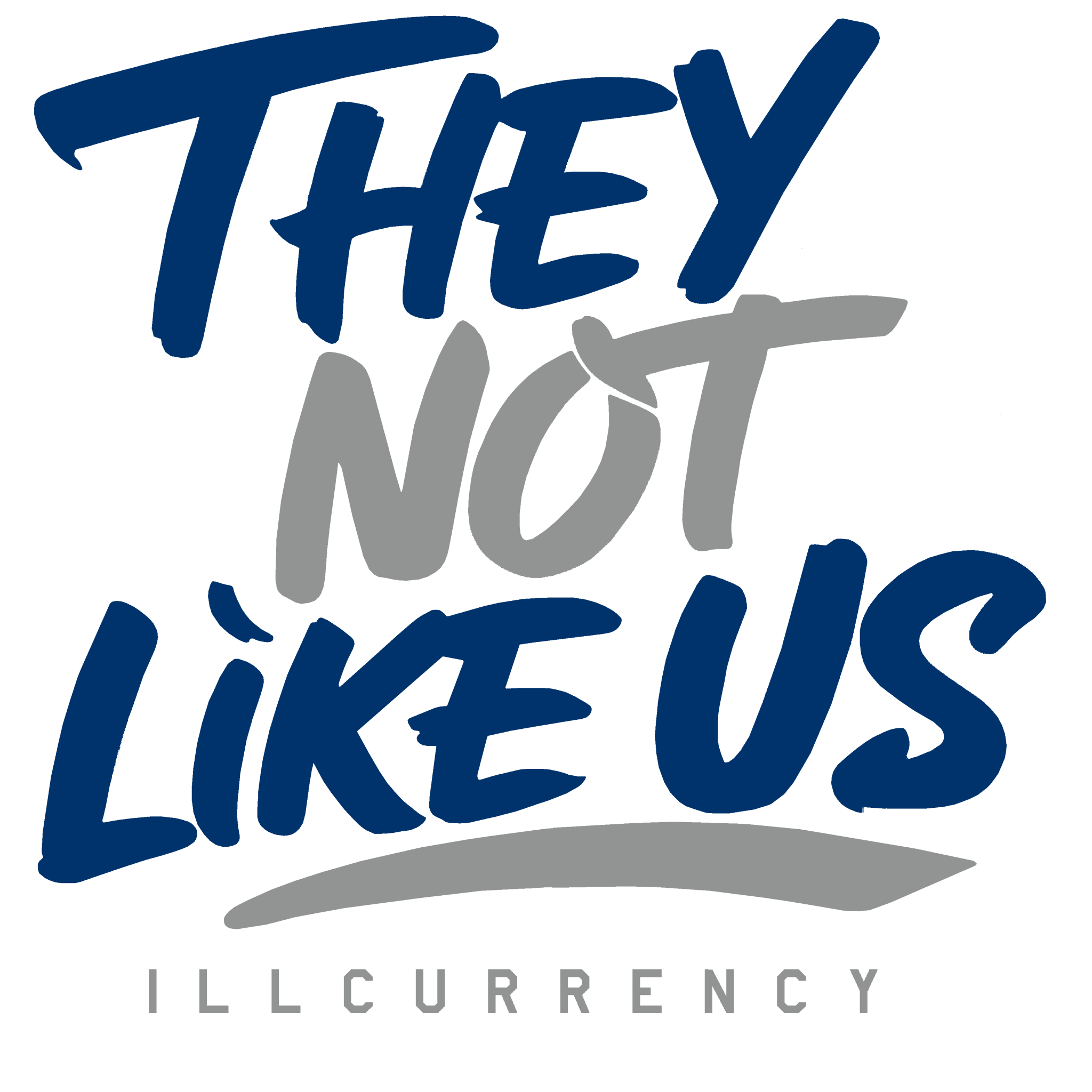 Nike SB x Air Jordan 4 Navy White T-Shirt (They not like us)| illcurrency