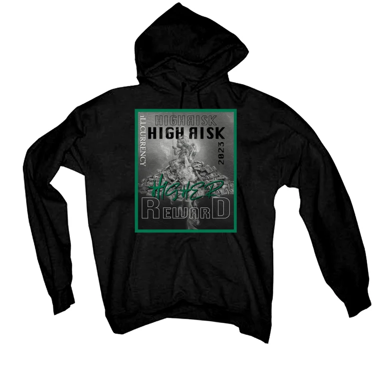 Nike SB x Air Jordan 4 “Pine Green” | illcurrency Black T-Shirt (HIGHER REWARD) - Image 3