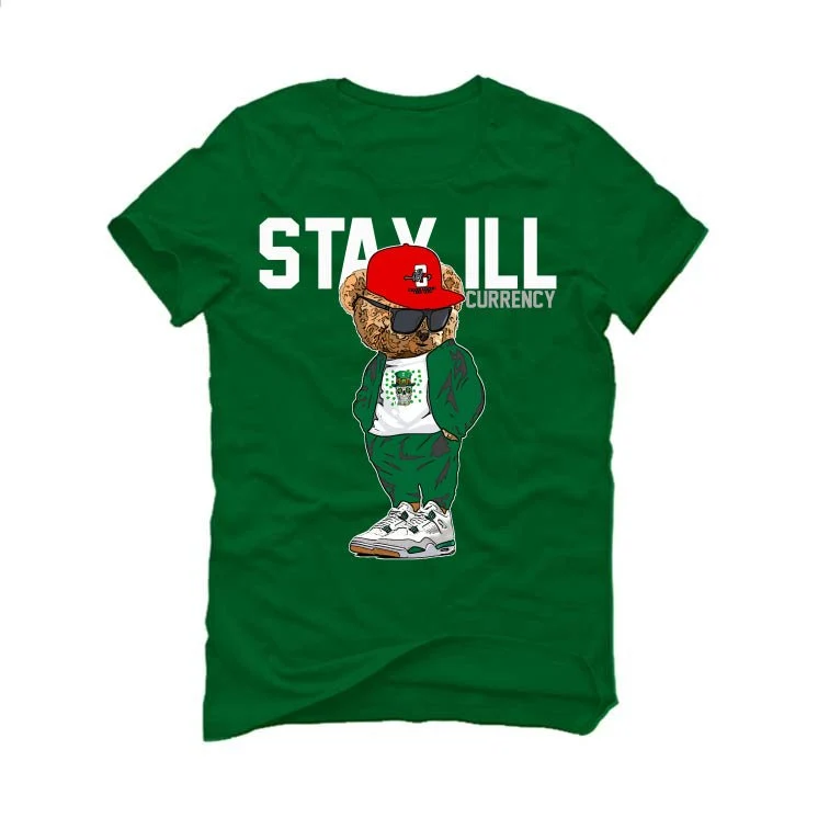 Nike SB x Air Jordan 4 “Pine Green” | illcurrency Pine Green T-Shirt (Stay ill Bear) - Image 2