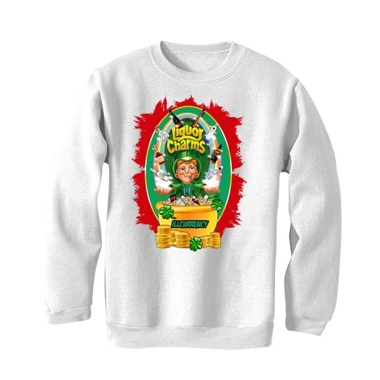 Nike SB x Air Jordan 4 “Pine Green” | illcurrency White T-Shirt (Liquor Charms) - Image 4