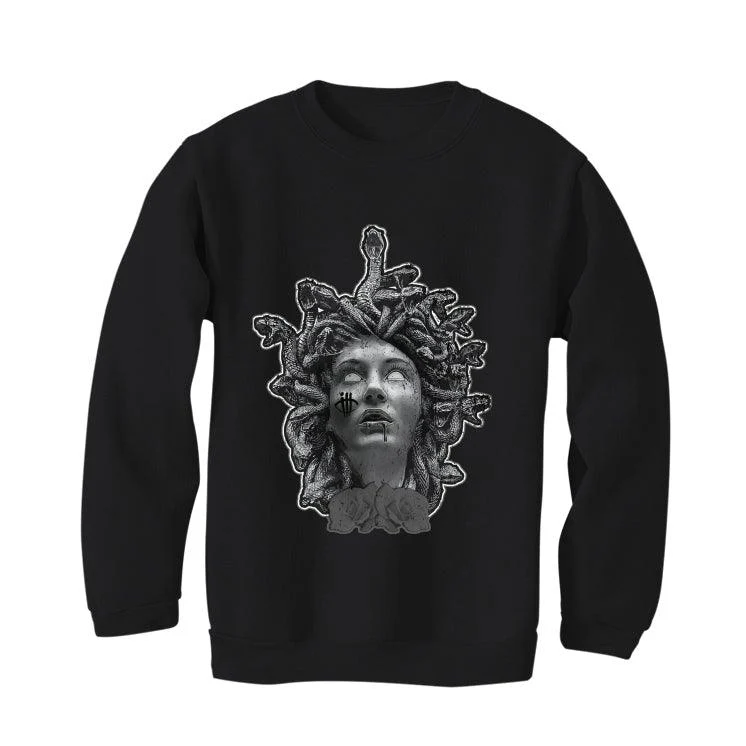 OLIVIA KIM’S AIR JORDAN 4 “PONY HAIR” Black T-Shirt (ILLDUSSA) - Image 3