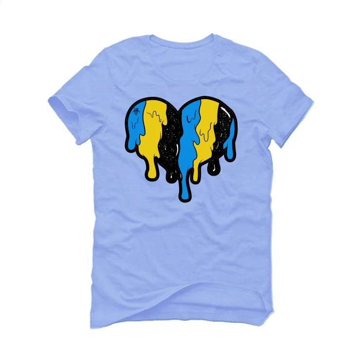 Powerpuff Girls X Nike SB Dunk Low Bubbles | illcurrency Carolina Blue T-Shirt (Heart) - Image 2