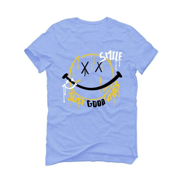 Powerpuff Girls X Nike SB Dunk Low Bubbles | illcurrency Carolina Blue T-Shirt (Smile) - Image 2