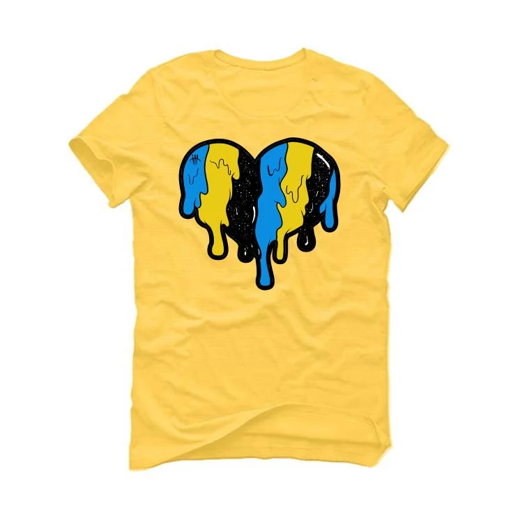Powerpuff Girls X Nike SB Dunk Low Bubbles | illcurrency Yellow T-Shirt (Heart) - Image 2